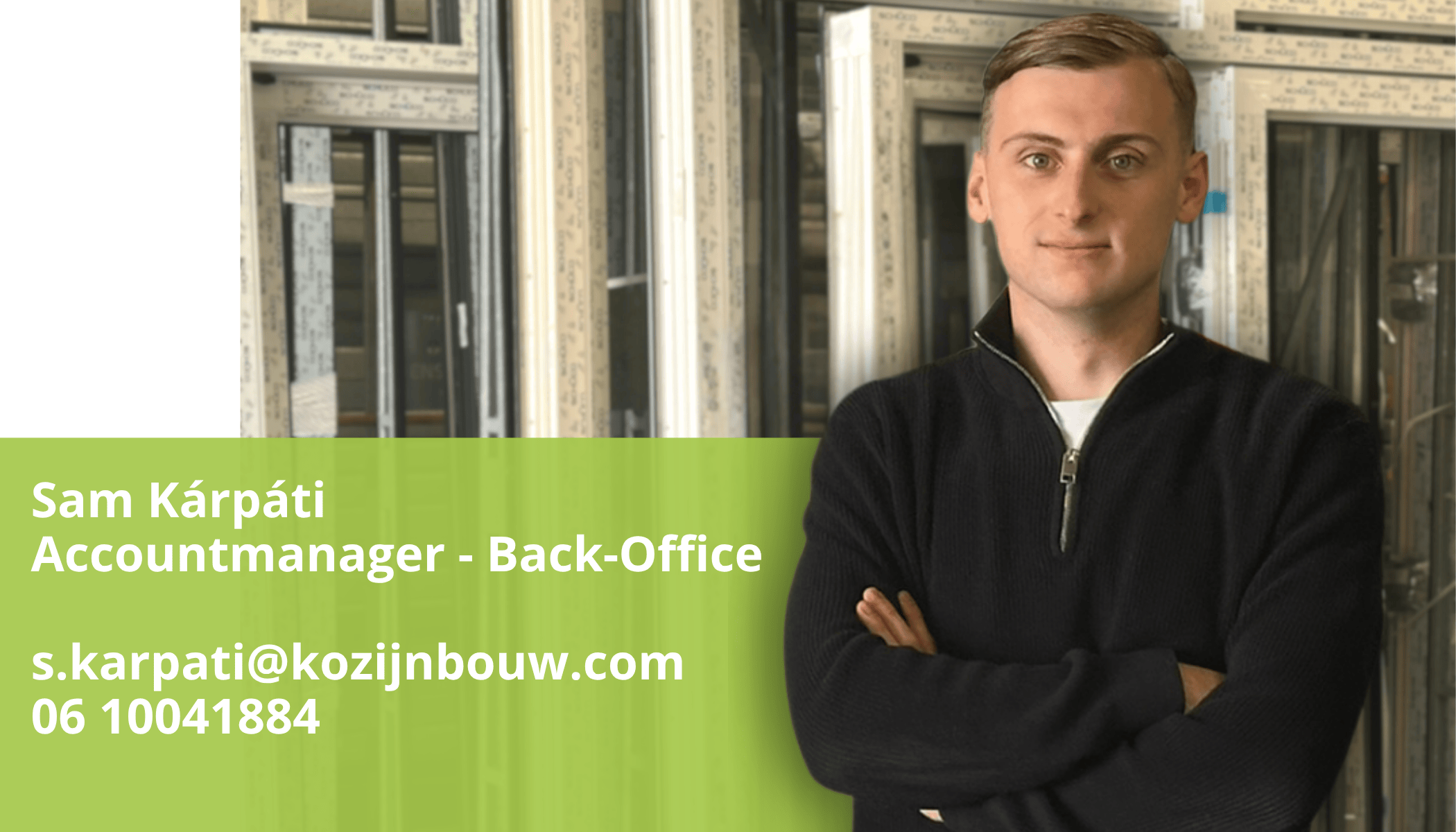 Sam Accountmanager Kozijnbouw